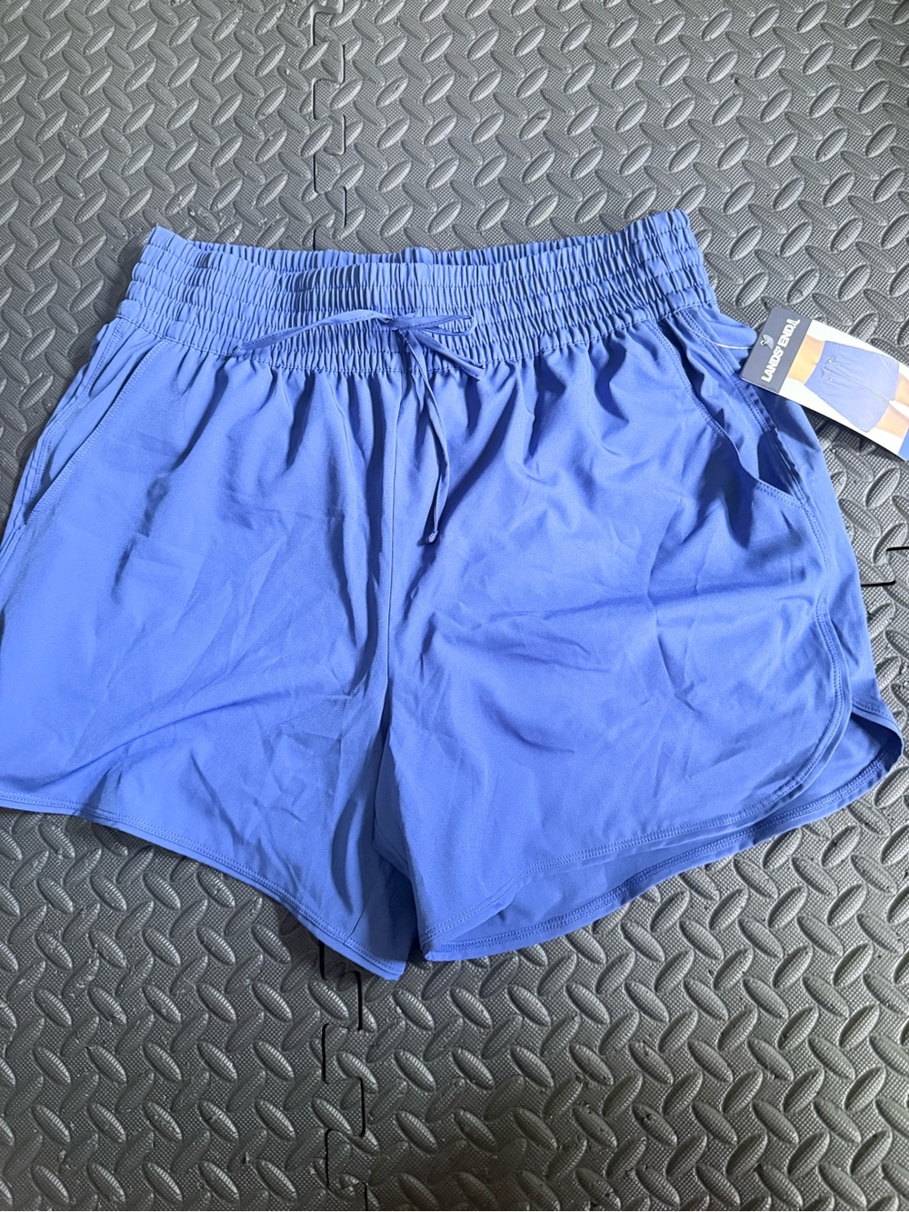 Lands' End Vibrant Royal Blue Athletic Shorts